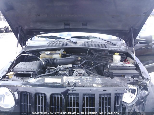 1J4GK38K25W685679 - 2005 JEEP LIBERTY RENEGADE BLACK photo 10