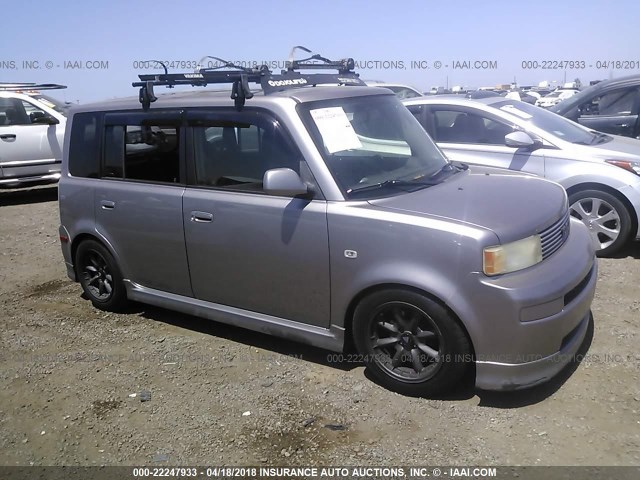 JTLKT334150218508 - 2005 TOYOTA SCION XB GRAY photo 1