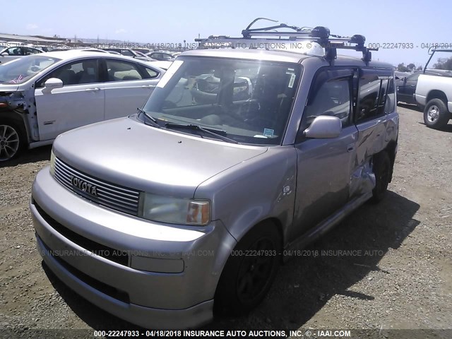 JTLKT334150218508 - 2005 TOYOTA SCION XB GRAY photo 2
