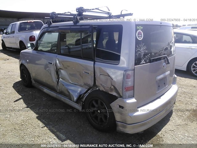 JTLKT334150218508 - 2005 TOYOTA SCION XB GRAY photo 3