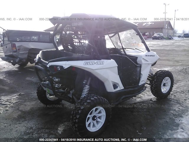 MI0176A270T080514 - 2014 CAN-AM MAVERICK 1000 R WHITE photo 4