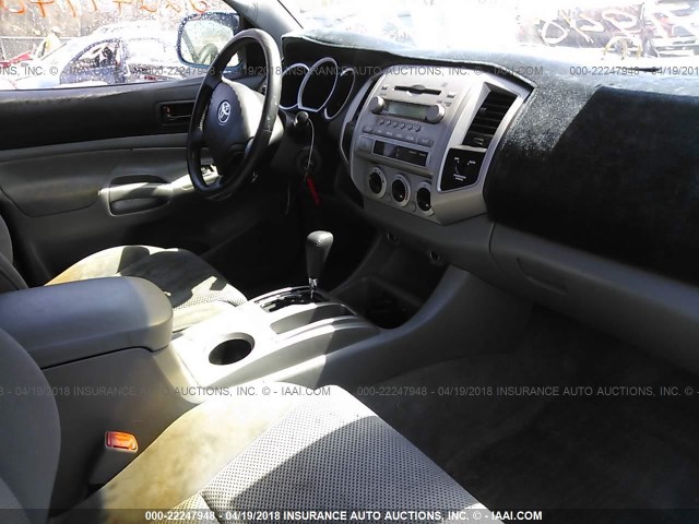 5TETU62NX7Z364658 - 2007 TOYOTA TACOMA PRERUNNER ACCESS CAB BLUE photo 5