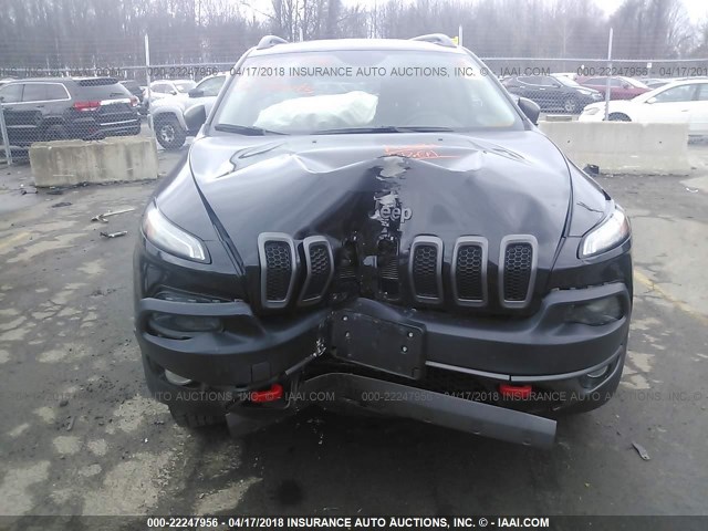 1C4PJMBS9EW242470 - 2014 JEEP CHEROKEE TRAILHAWK 黑色 照片 6