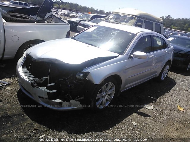 1C3CCBAG6CN235851 - 2012 CHRYSLER 200 LX SILVER photo 2