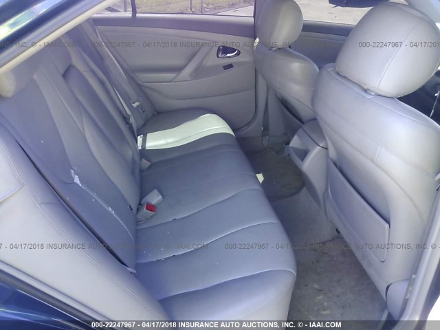 4T1BE46K78U211514 - 2008 TOYOTA CAMRY CE/LE/XLE/SE BLUE photo 8