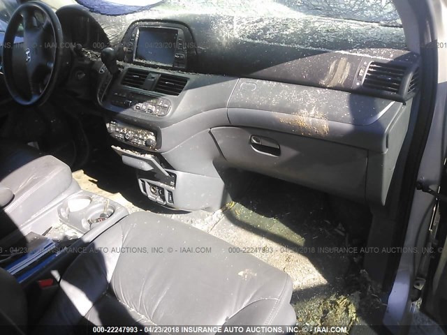 5FNRL387X7B419390 - 2007 HONDA ODYSSEY EXL ვერცხლისფერი ფოტო 5
