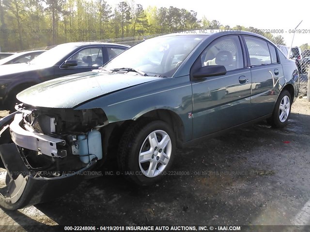1G8AJ55F66Z129564 - 2006 SATURN ION LEVEL 2 GREEN photo 2