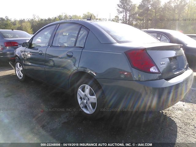 1G8AJ55F66Z129564 - 2006 SATURN ION LEVEL 2 GREEN photo 3