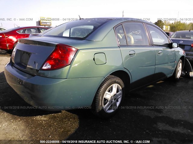 1G8AJ55F66Z129564 - 2006 SATURN ION LEVEL 2 GREEN photo 4