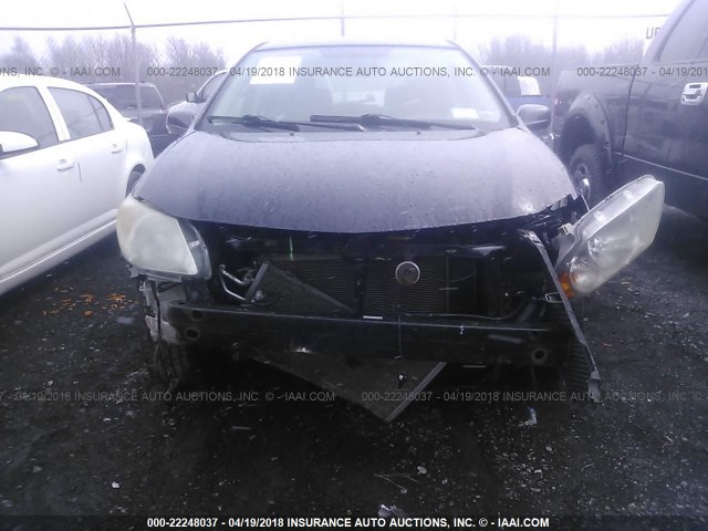 5Y2SM65816Z427643 - 2006 PONTIAC VIBE BLACK photo 6