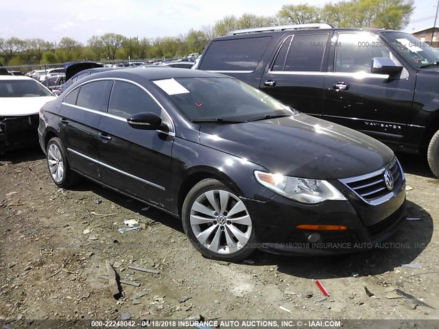 WVWMN7ANXAE529546 - 2010 VOLKSWAGEN CC SPORT BLACK photo 1