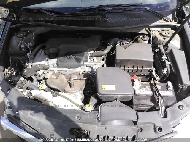 4T4BF1FK4DR275019 - 2013 TOYOTA CAMRY L/SE/LE/XLE 灰色 照片 10