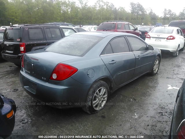 1G2ZG558664122401 - 2006 PONTIAC G6 SE1 BLUE photo 4