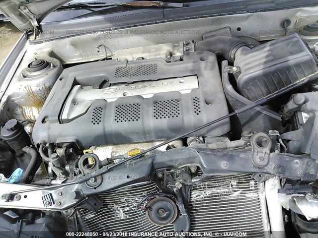 KMHDN45D01U107867 - 2001 HYUNDAI ELANTRA GLS/GT SILVER photo 10