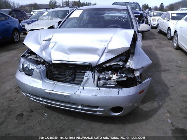 KMHDN45D01U107867 - 2001 HYUNDAI ELANTRA GLS/GT SILVER photo 6