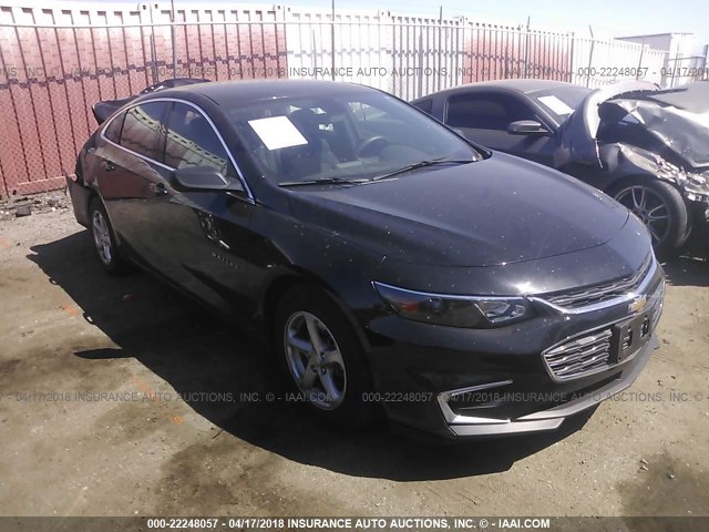 1G1ZB5ST2HF268765 - 2017 CHEVROLET MALIBU LS 黑色 照片 1