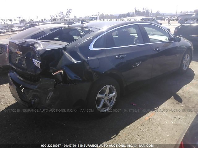 1G1ZB5ST2HF268765 - 2017 CHEVROLET MALIBU LS 黑色 照片 4