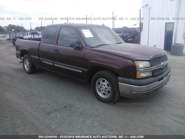 2GCEC19T631244907 - 2003 CHEVROLET SILVERADO C1500 MAROON photo 1