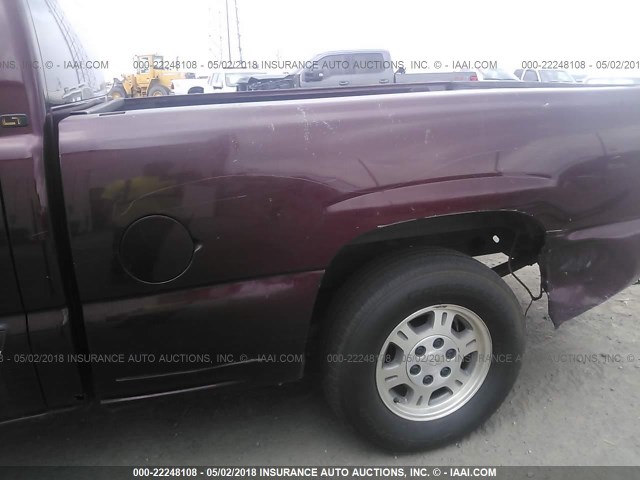 2GCEC19T631244907 - 2003 CHEVROLET SILVERADO C1500 MAROON photo 6