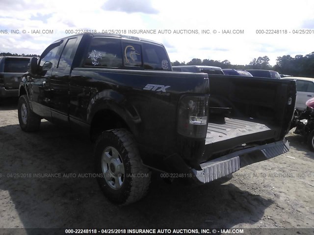1FTRX14W54FA23719 - 2004 FORD F150 BLACK photo 3