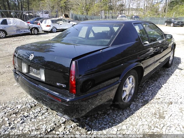 1G6ET12941B107995 - 2001 CADILLAC ELDORADO TOURING BLACK photo 4