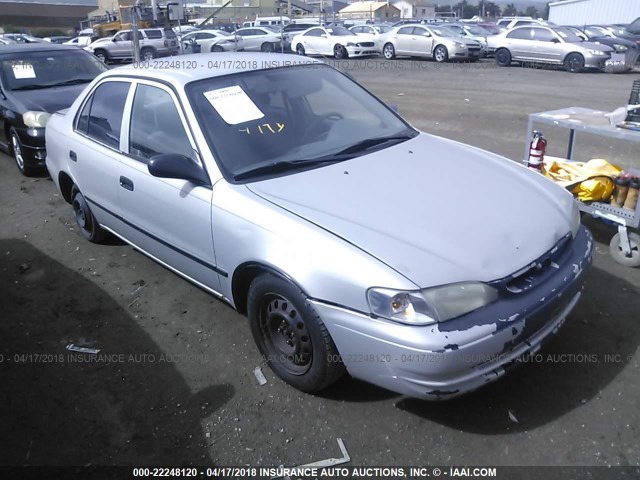 1NXBR12E5YZ377114 - 2000 TOYOTA COROLLA VE/CE/LE SILVER photo 1