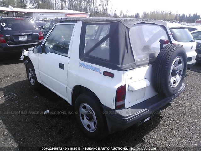 2CNBE18U5R6932718 - 1994 GEO TRACKER WHITE photo 3