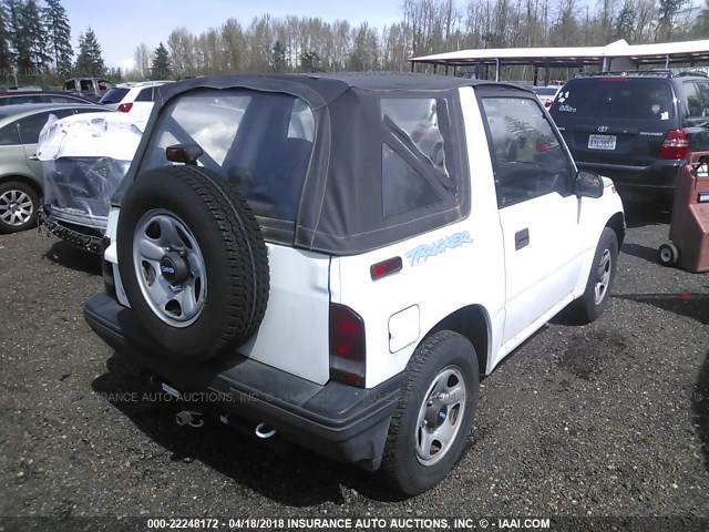 2CNBE18U5R6932718 - 1994 GEO TRACKER WHITE photo 4