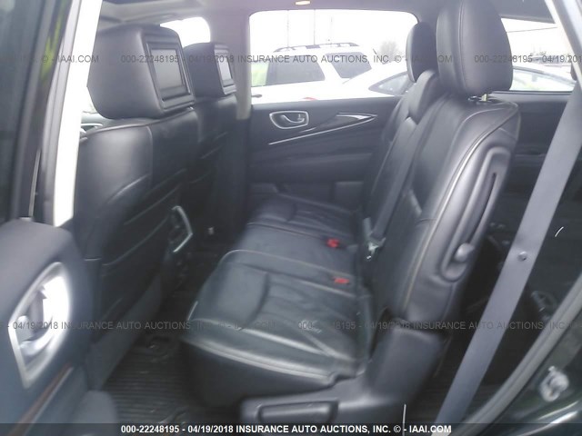 5N1AL0MM1DC315513 - 2013 INFINITI JX35 BLACK photo 8