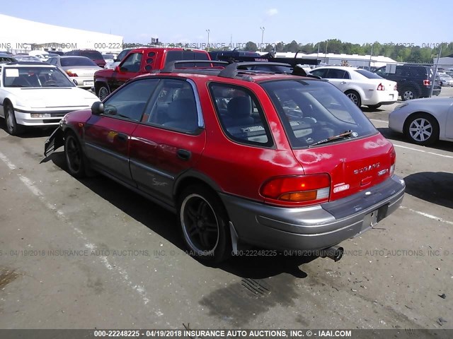 JF1GF4856VG816574 - 1997 SUBARU IMPREZA OUTBACK RED photo 3