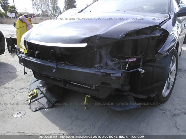 4T1FA38P77U108480 - 2007 TOYOTA CAMRY SOLARA SE/SLE BLACK photo 6