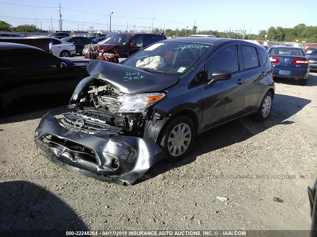 3N1CE2CP4GL356695 - 2016 NISSAN VERSA NOTE S/S PLUS/SV/SL/SR GRAY photo 2