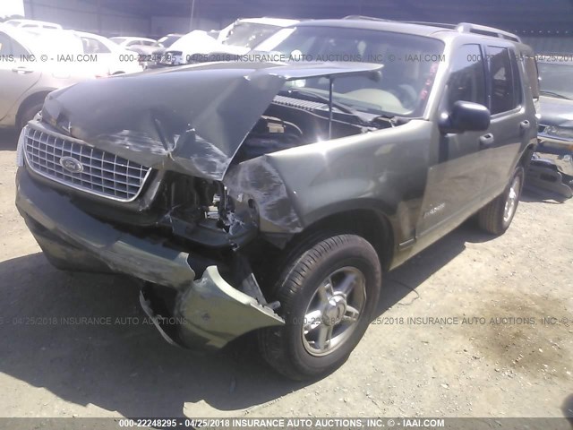 1FMZU63K84UB95805 - 2004 FORD EXPLORER XLT/XLT SPORT/NBX GREEN photo 2