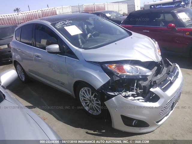 1FADP5CU9DL523732 - 2013 FORD C-MAX PREMIUM SILVER photo 1