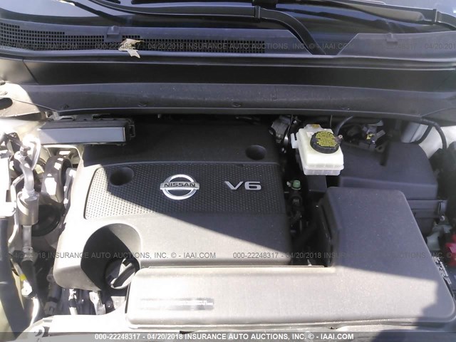 5N1AR2MM1FC670002 - 2015 NISSAN PATHFINDER S/SV/SL/PLATINUM 白色 照片 10