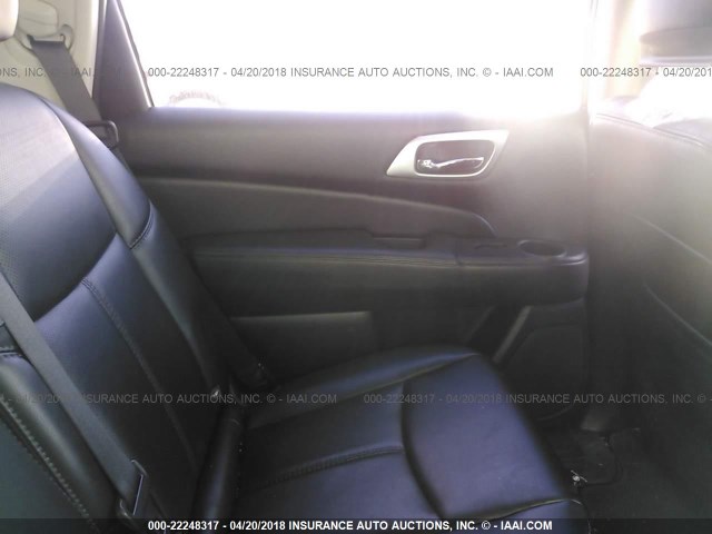 5N1AR2MM1FC670002 - 2015 NISSAN PATHFINDER S/SV/SL/PLATINUM 白色 照片 8