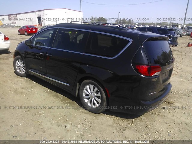 2C4RC1BG3HR535212 - 2017 CHRYSLER PACIFICA TOURING L BLACK photo 3