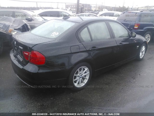 WBAPK5C56AA648965 - 2010 BMW 328 XI SULEV BLACK photo 4