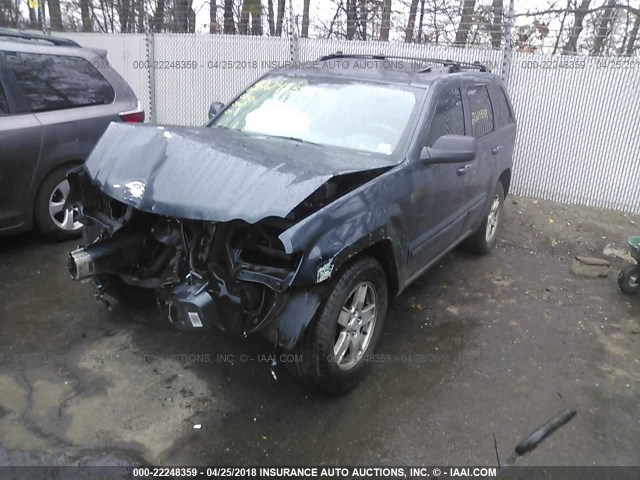 1J8GR48K47C627318 - 2007 JEEP GRAND CHEROKEE LAREDO/COLUMBIA/FREEDOM BLUE photo 2