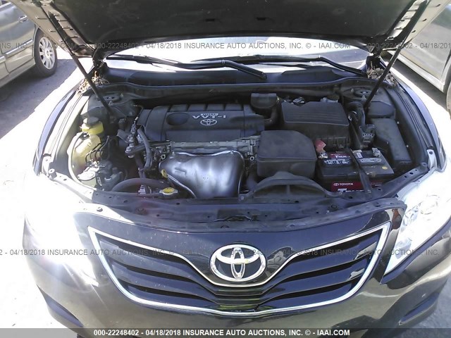 4T1BF3EK5AU058789 - 2010 TOYOTA CAMRY SE/LE/XLE BLACK photo 10