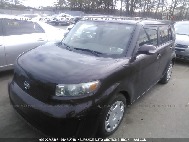 JTLKE50E891077441 - 2009 TOYOTA SCION XB PURPLE photo 2