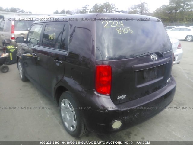 JTLKE50E891077441 - 2009 TOYOTA SCION XB PURPLE photo 3