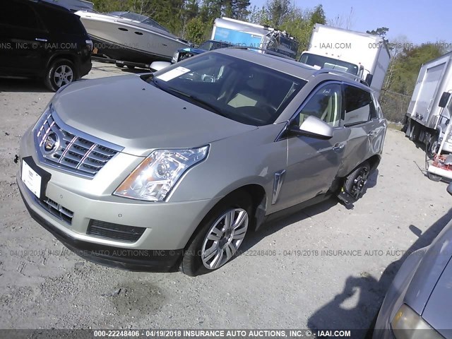 3GYFNBE35GS525854 - 2016 CADILLAC SRX LUXURY COLLECTION Pewter photo 2