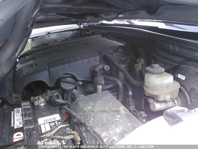 3TMLU4EN2BM077532 - 2011 TOYOTA TACOMA DOUBLE CAB ვერცხლისფერი ფოტო 10