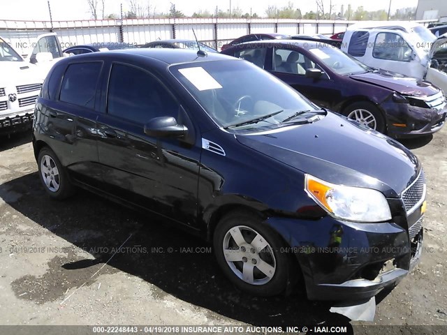 KL1TD6DE8BB154187 - 2011 CHEVROLET AVEO LS/LT 黑色 照片 1
