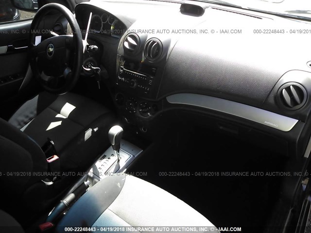 KL1TD6DE8BB154187 - 2011 CHEVROLET AVEO LS/LT 黑色 照片 5