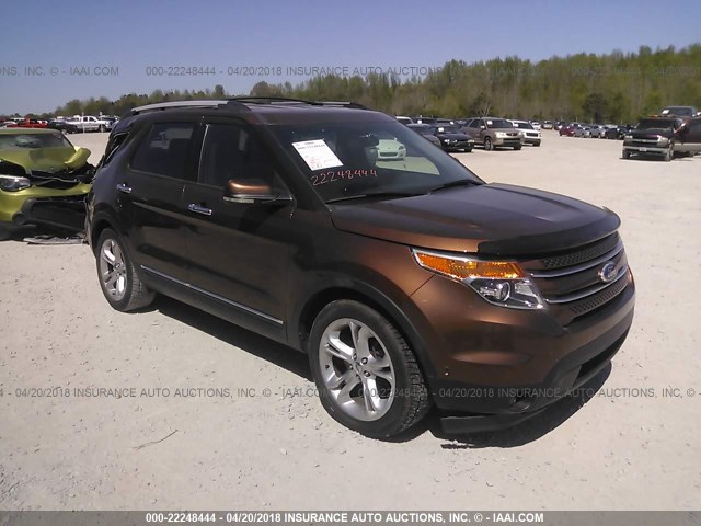 1FMHK7F86BGA17992 - 2011 FORD EXPLORER LIMITED 棕色 照片 1