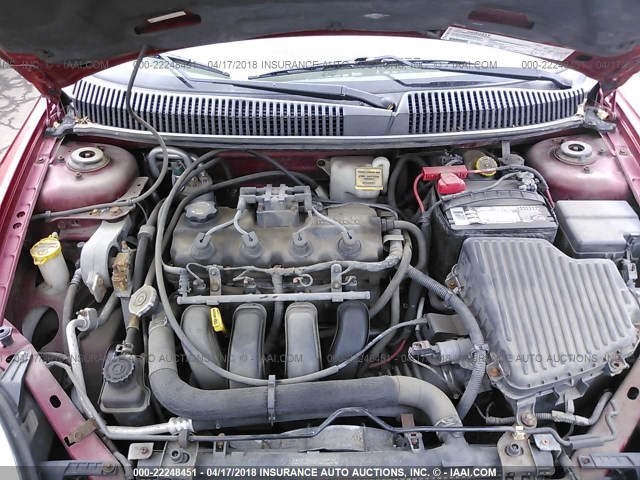 1B3ES56C85D116644 - 2005 DODGE NEON SXT RED photo 10