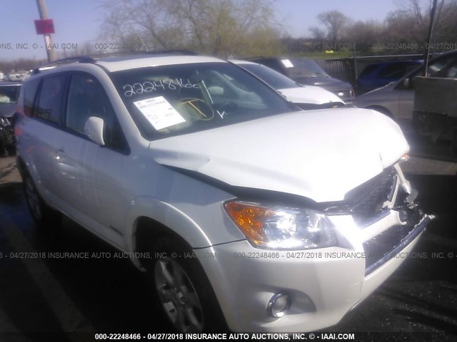 2T3DK4DV2CW079132 - 2012 TOYOTA RAV4 LIMITED WHITE photo 1