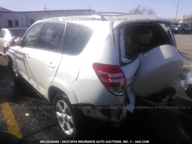 2T3DK4DV2CW079132 - 2012 TOYOTA RAV4 LIMITED Ağ foto 3